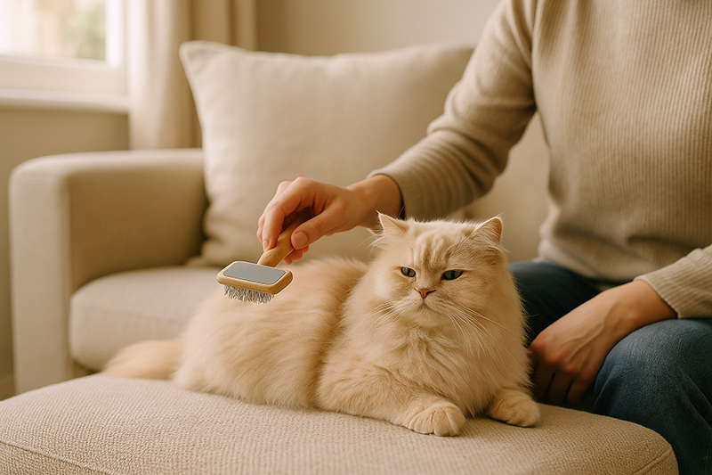 Cat Grooming at Home vs Professional
