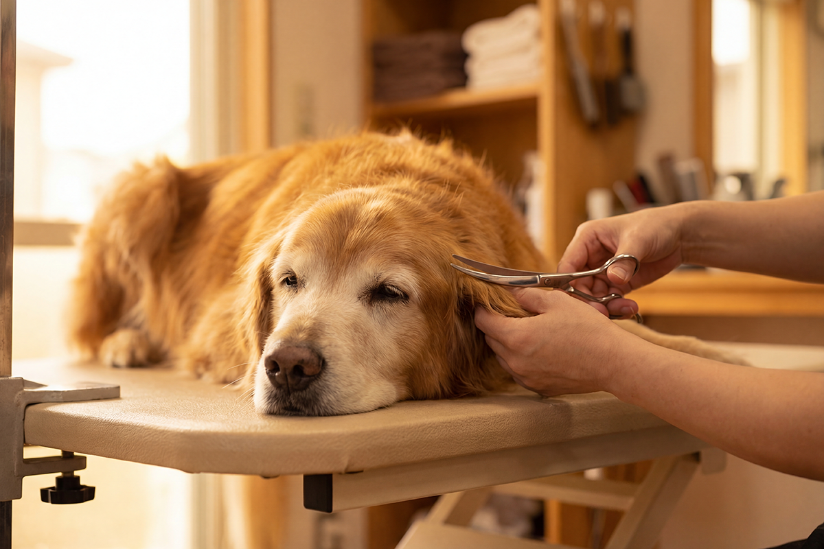 Senior Dog Grooming Guide